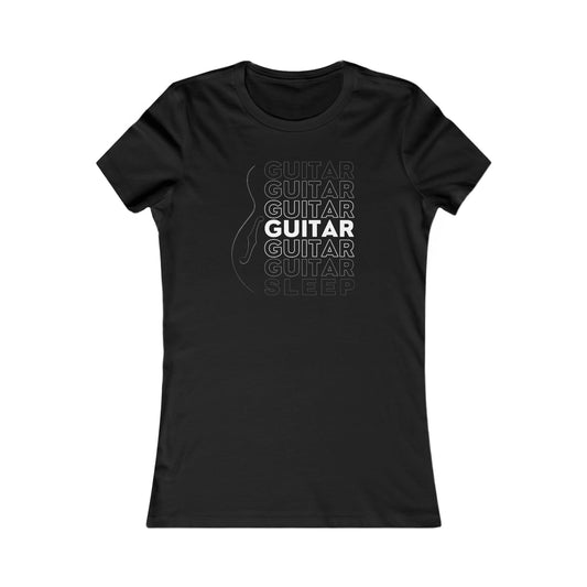 "Guitar, Guitar, Guitar, Sleep" Women's Tee