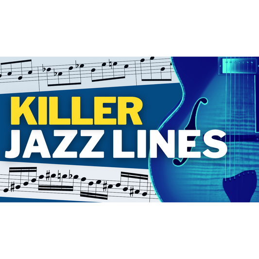Jazz Lines Guitar Lesson: Amazing Jazz Licks Over a 2 5 1 Progression